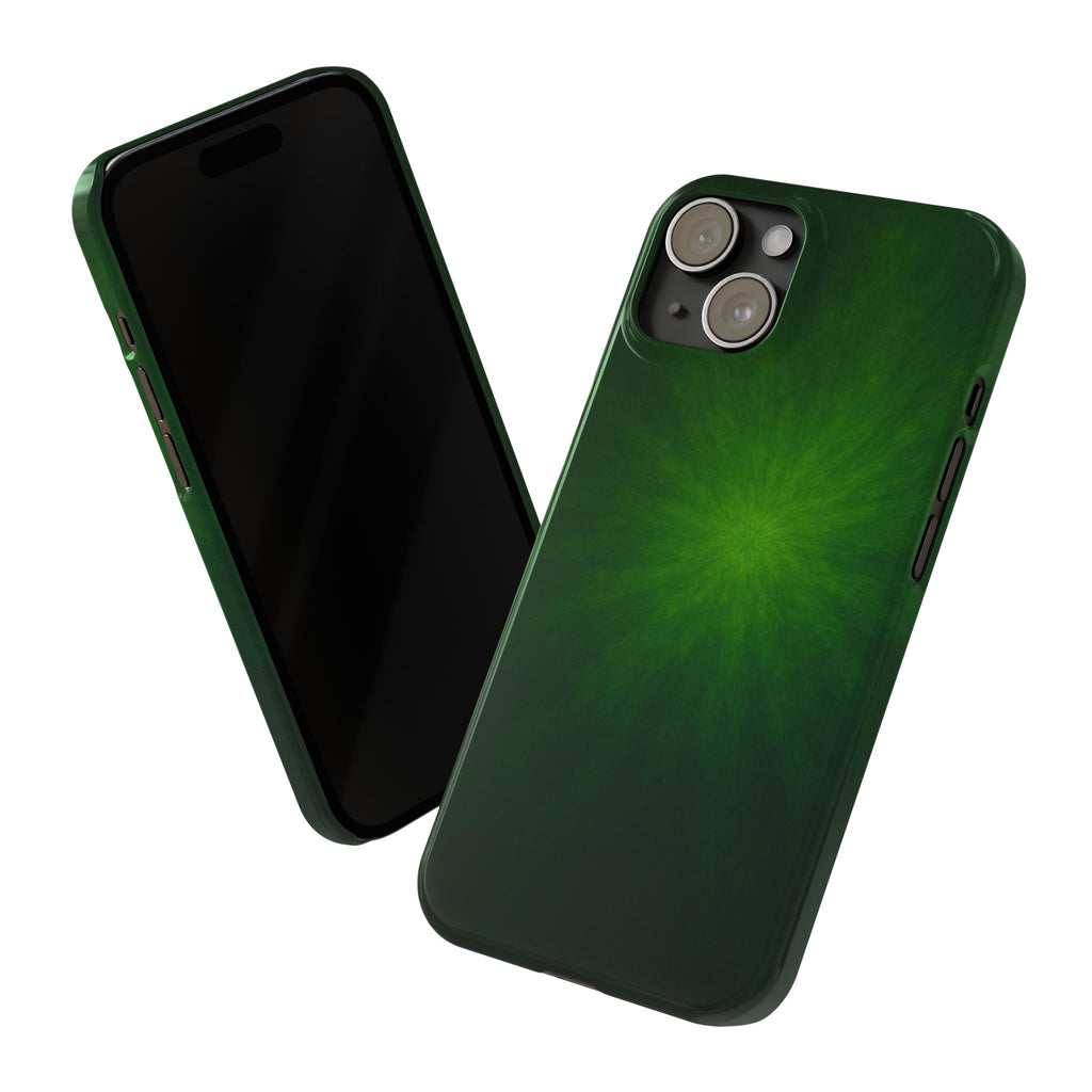Slim Phone Case — Emerald Burst Gradient Slim Case