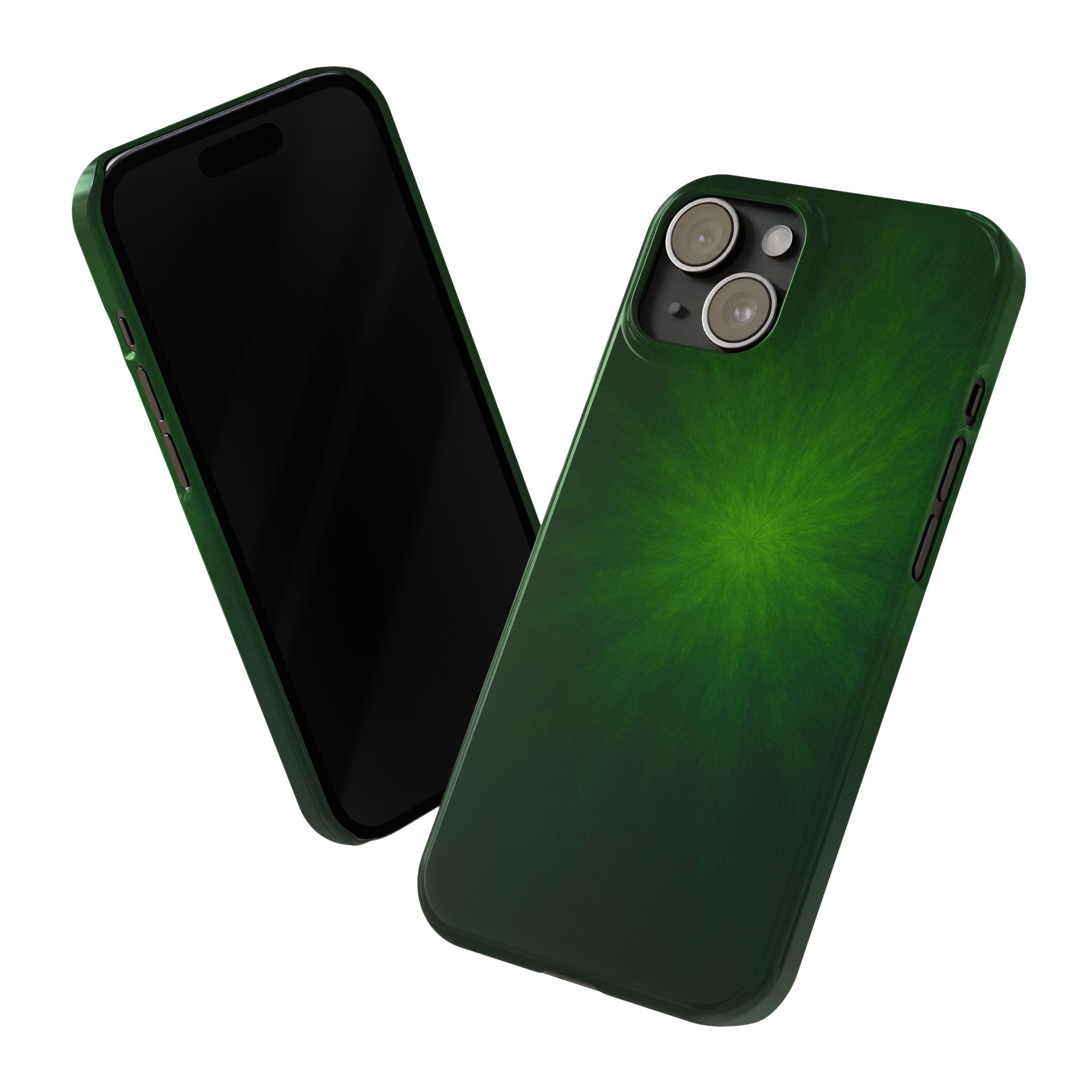 Slim Phone Case — Emerald Burst Gradient Slim Case