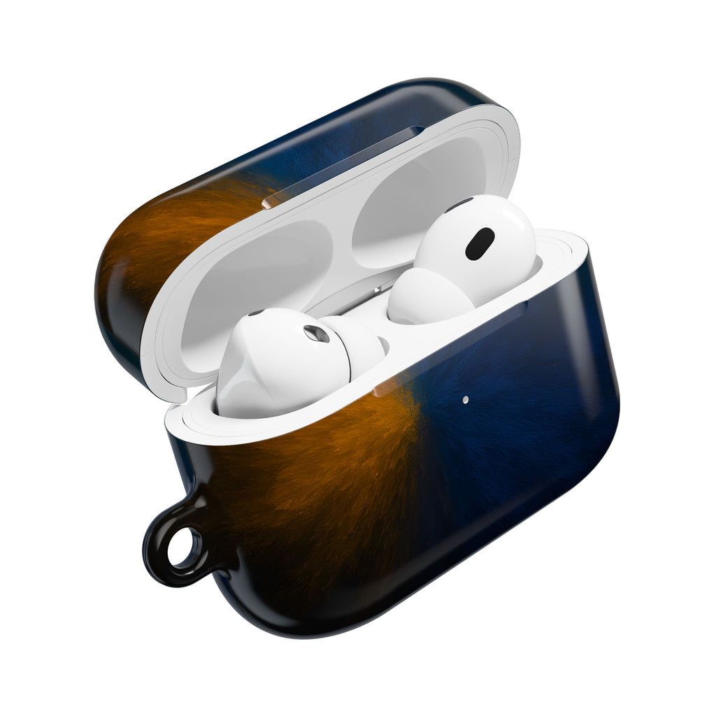 AirPod Case — Blue & Orange Nebula Protective Cover