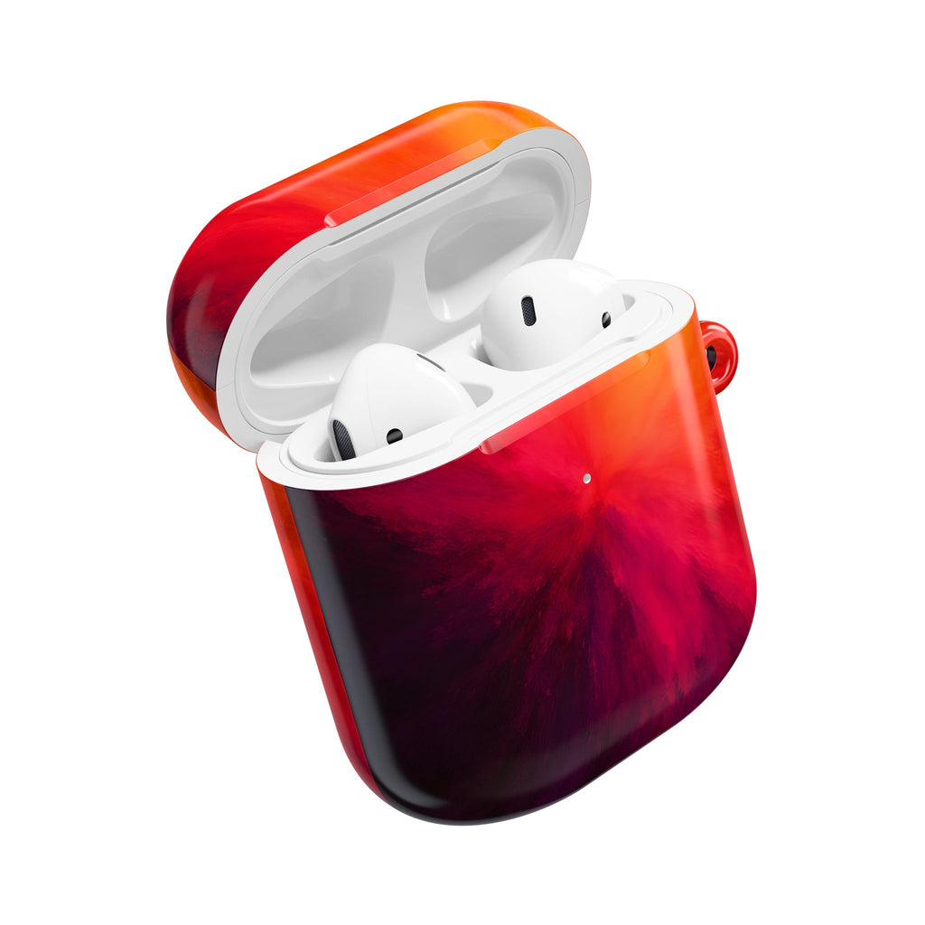 AirPod Case — Red Orange Nebula Protective Cover