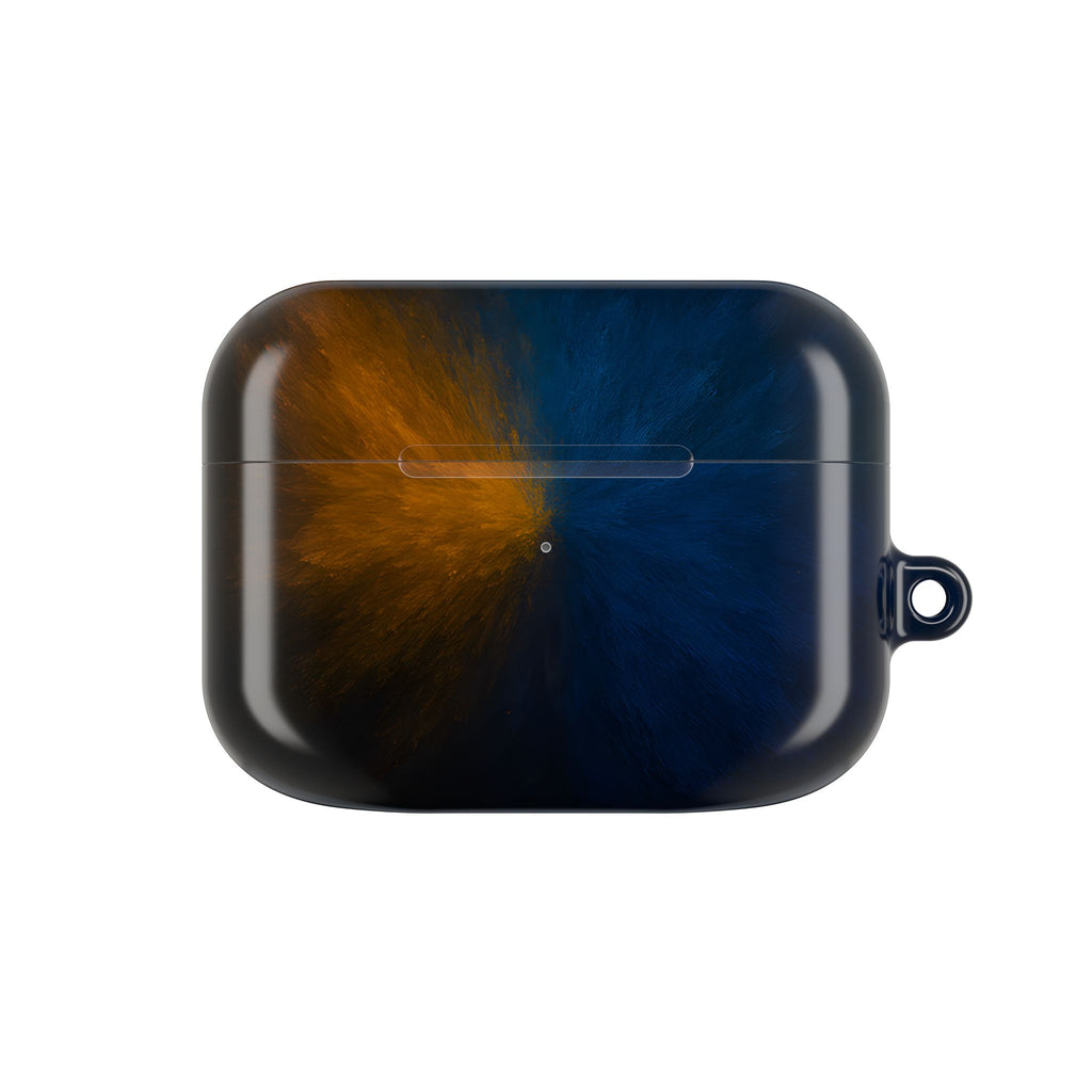 AirPod Case — Blue & Orange Nebula Protective Cover