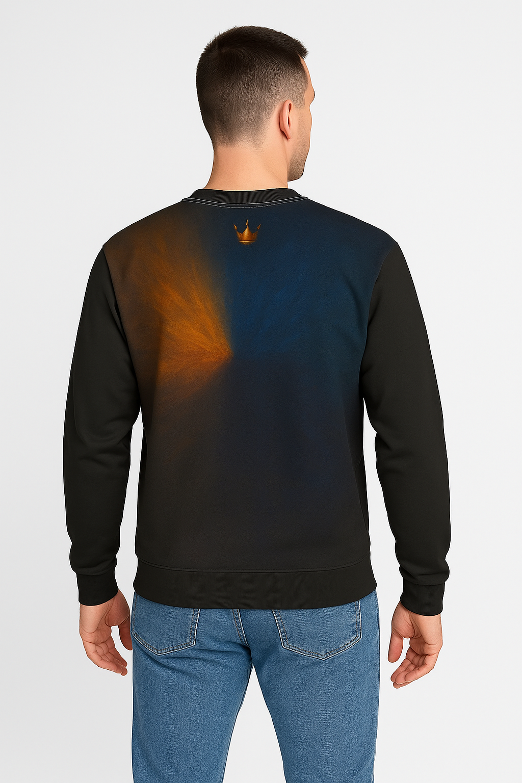 Aurora Glow All-Over Print Sweatshirt