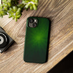 Slim Phone Case — Emerald Burst Gradient Slim Case