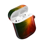 AirPod Case — Red Orange Green Nebula Protective Charging Case