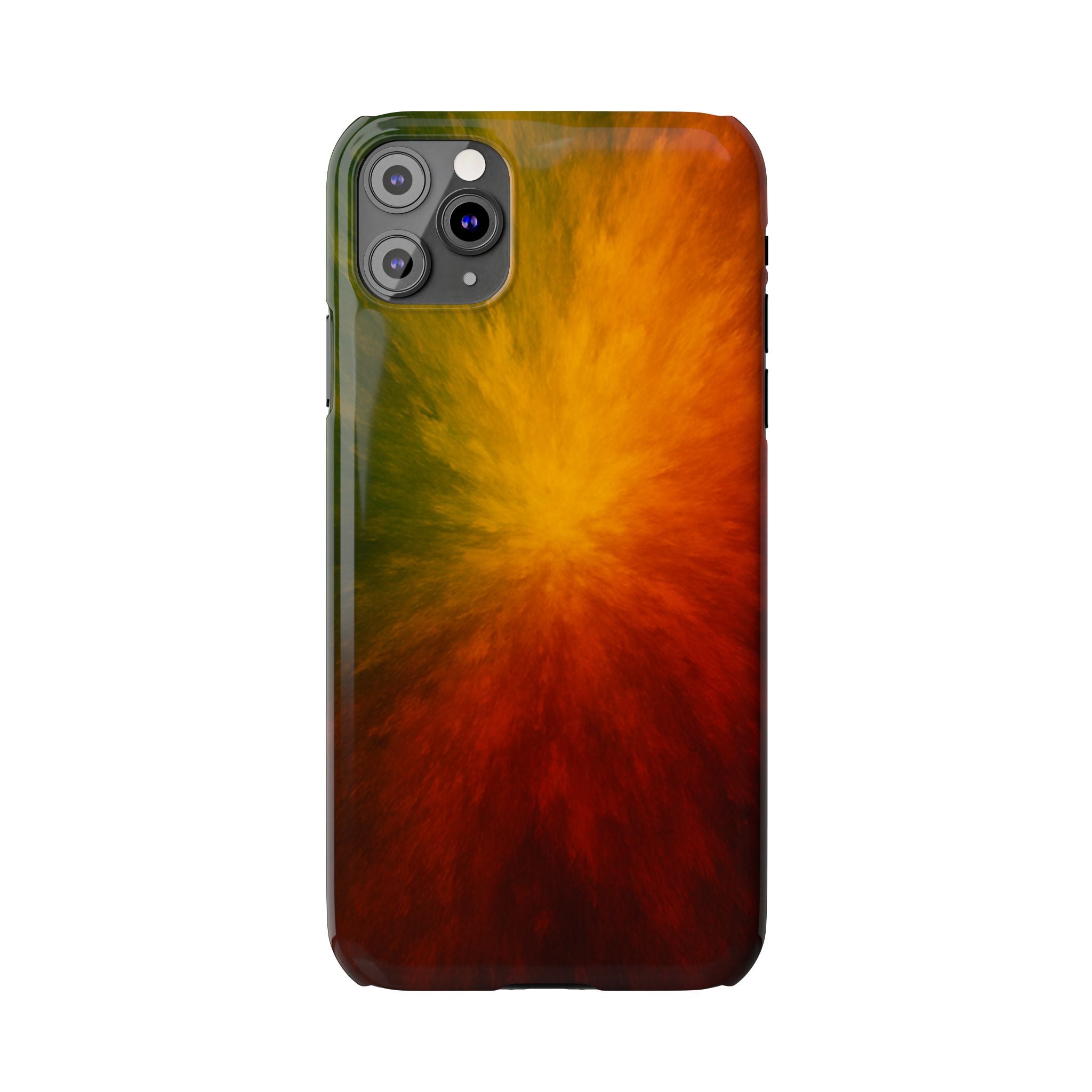 Autumn Burst Slim Phone Case — Fall Color Explosion Phone Cover