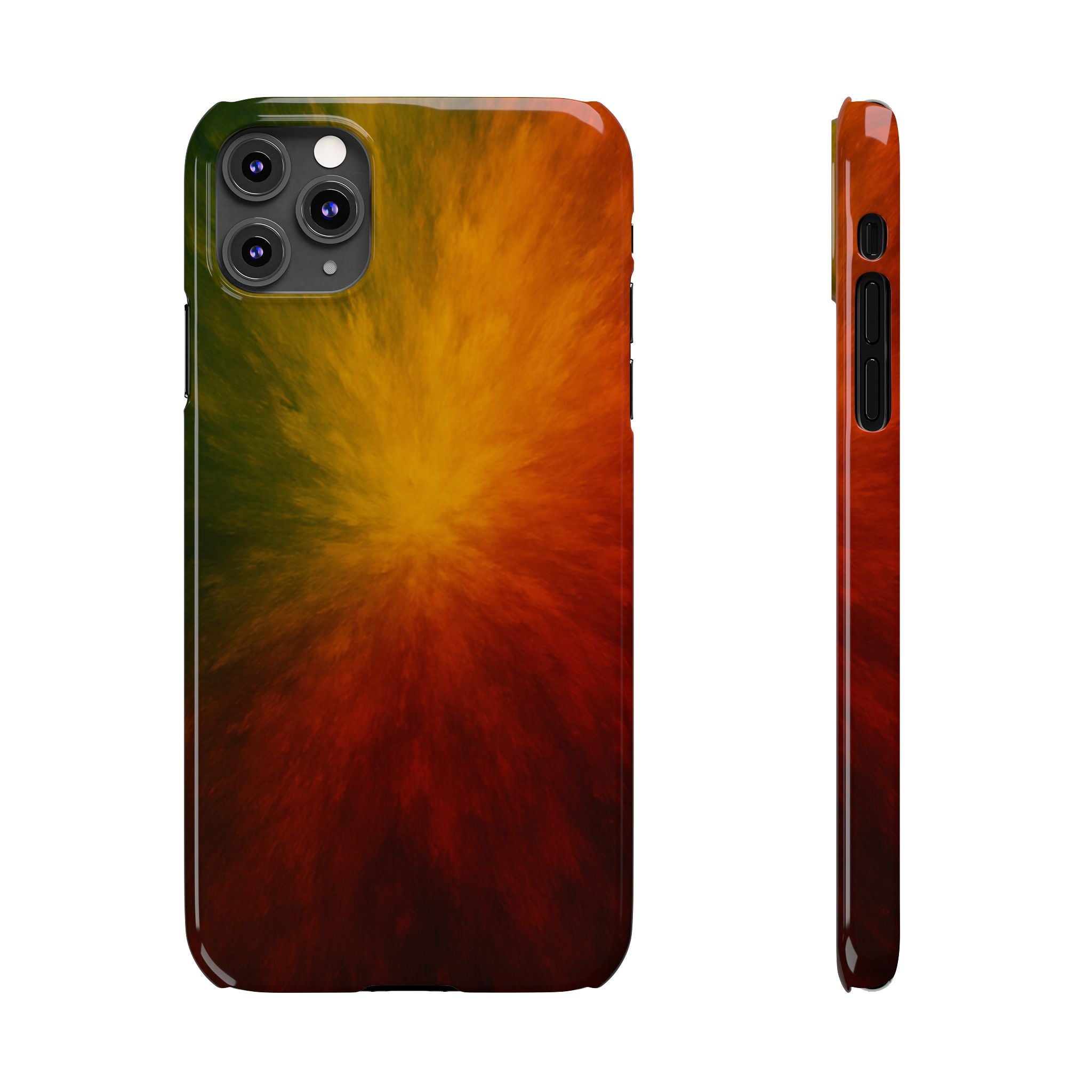 Autumn Burst Slim Phone Case — Fall Color Explosion Phone Cover