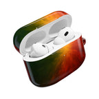 AirPod Case — Red Orange Green Nebula Protective Charging Case