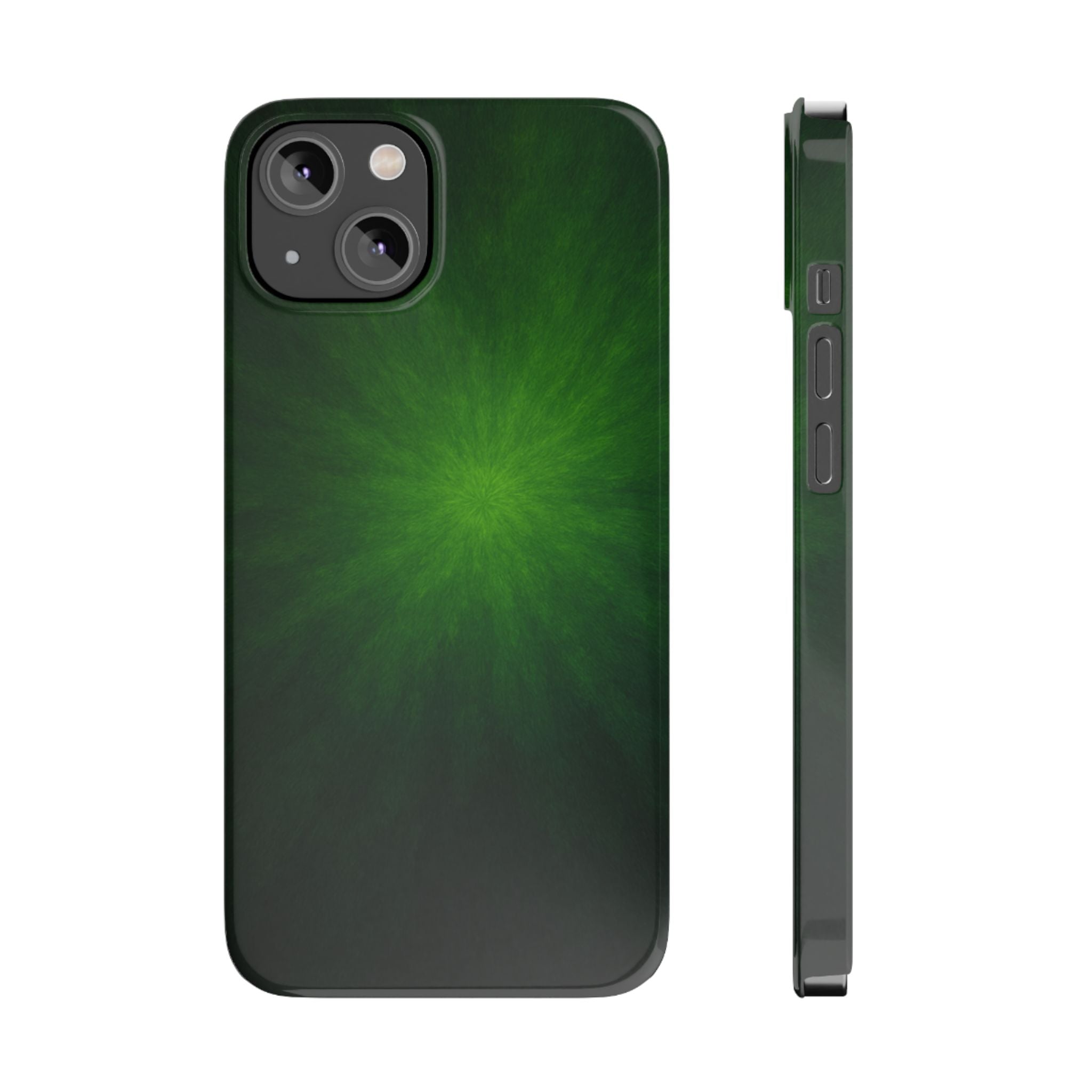 Slim Phone Case — Emerald Burst Gradient Slim Case