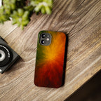 Autumn Burst Slim Phone Case — Fall Color Explosion Phone Cover