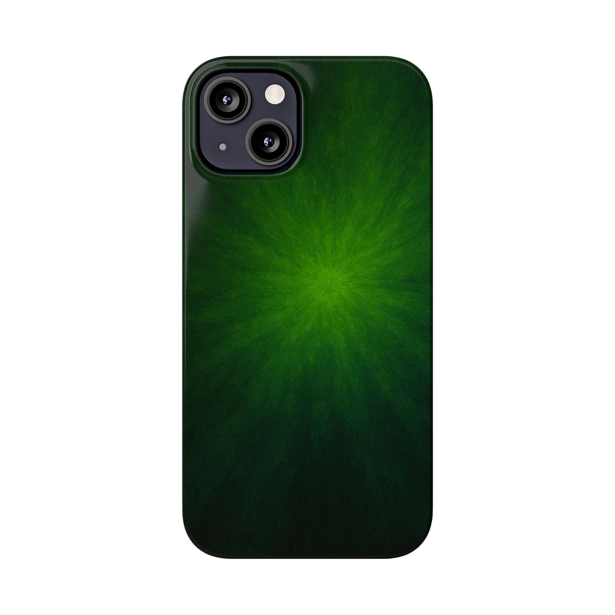 Slim Phone Case — Emerald Burst Gradient Slim Case