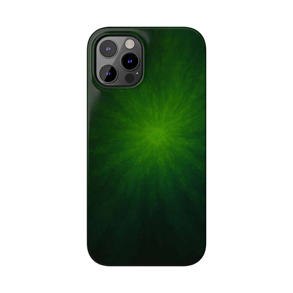 Slim Phone Case — Emerald Burst Gradient Slim Case