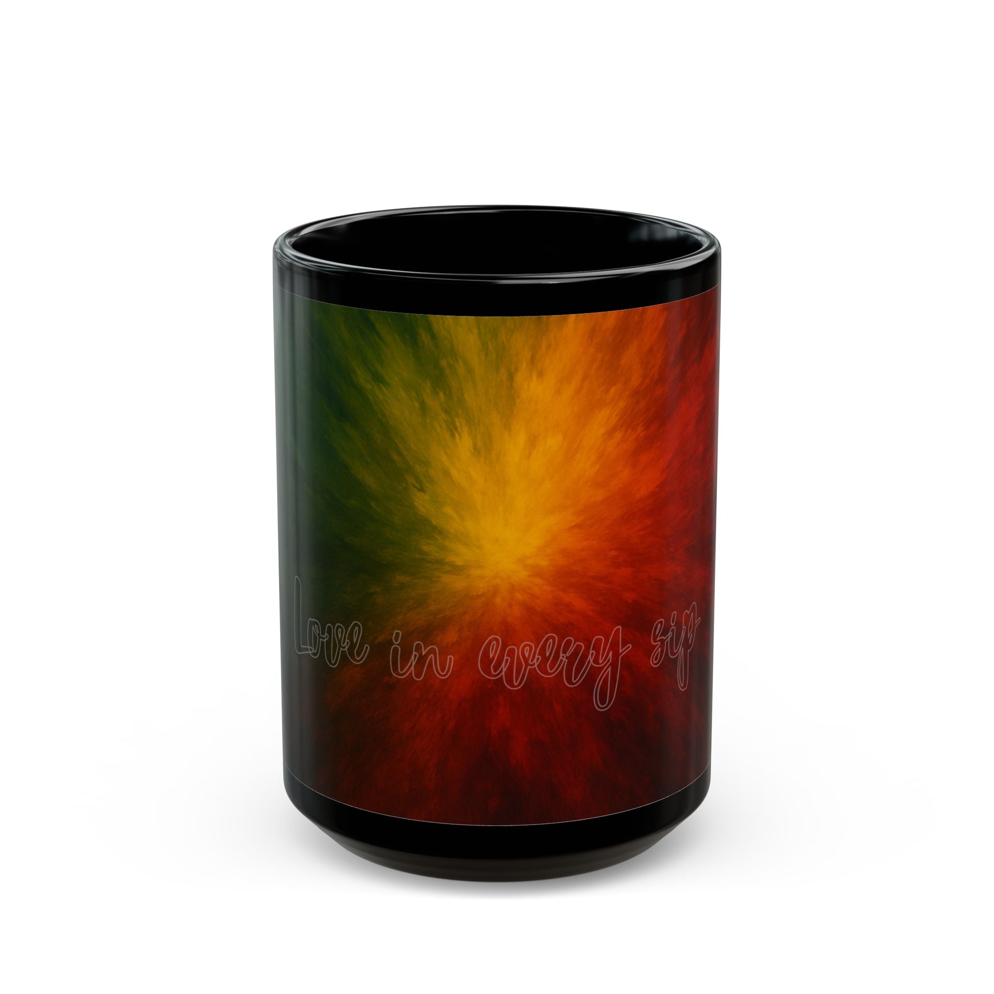 Galaxy Nebula Black Mug — Colorful Cosmic Coffee Cup (11oz & 15oz)