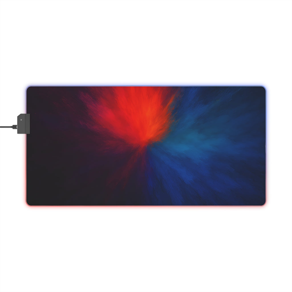 RGB Nebula LED Gaming Mouse Pad — Extended Desk Mat for PC Gamers