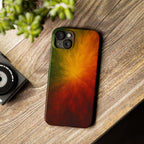 Autumn Burst Slim Phone Case — Fall Color Explosion Phone Cover