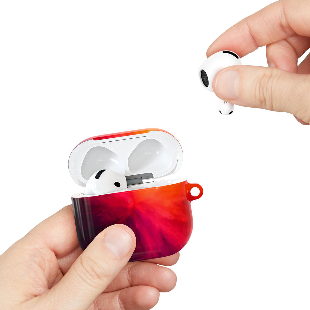 AirPod Case — Red Orange Nebula Protective Cover