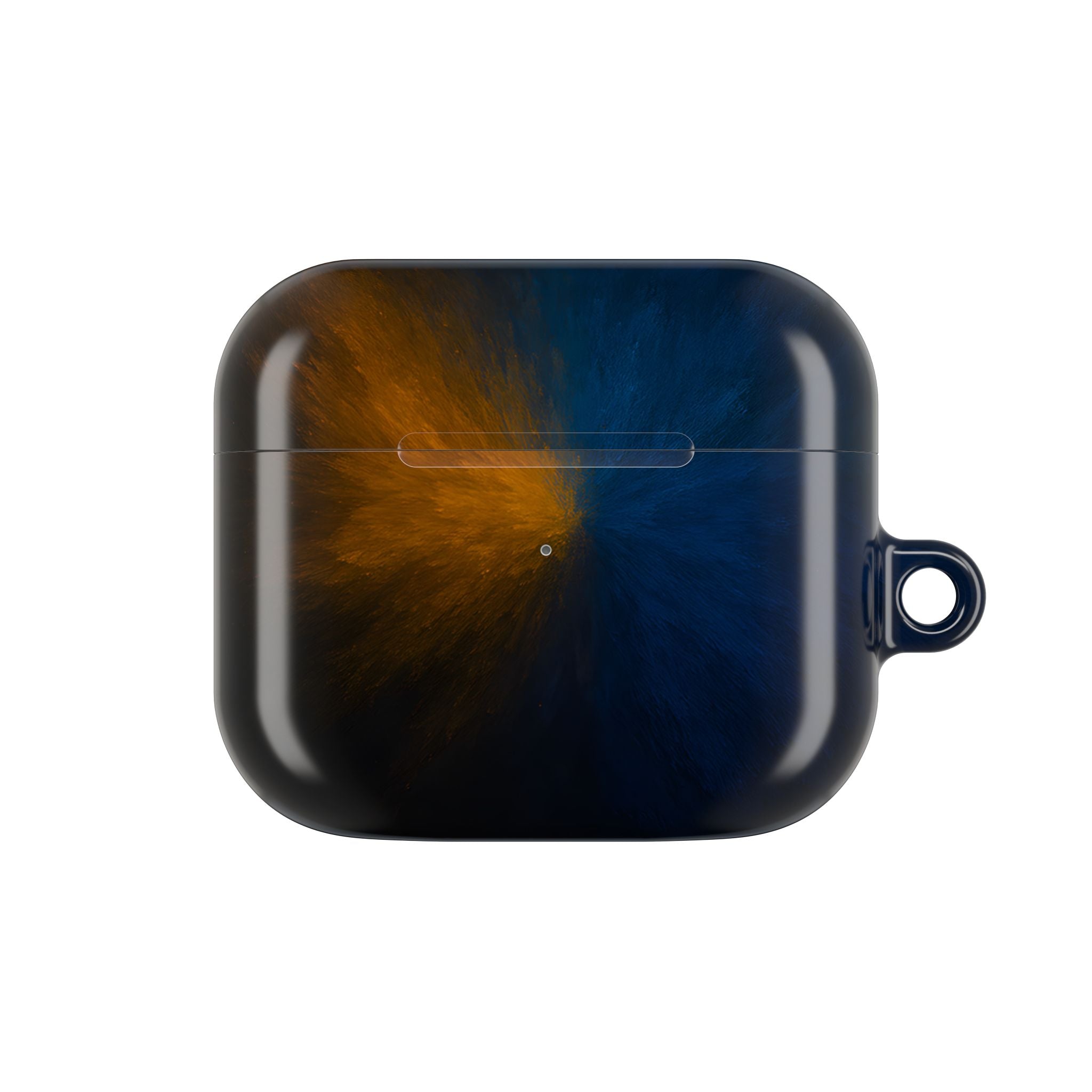 AirPod Case — Blue & Orange Nebula Protective Cover