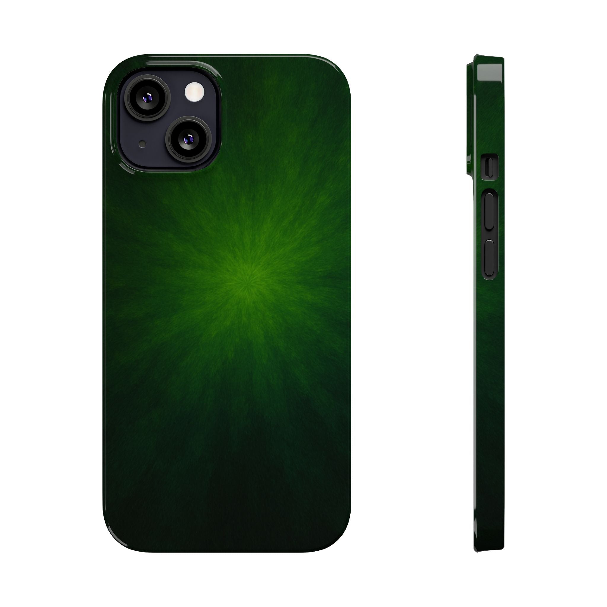 Slim Phone Case — Emerald Burst Gradient Slim Case
