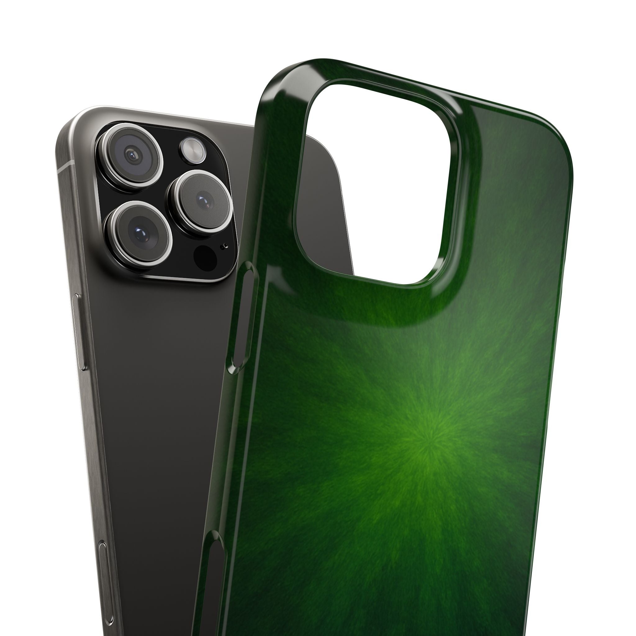 Slim Phone Case — Emerald Burst Gradient Slim Case