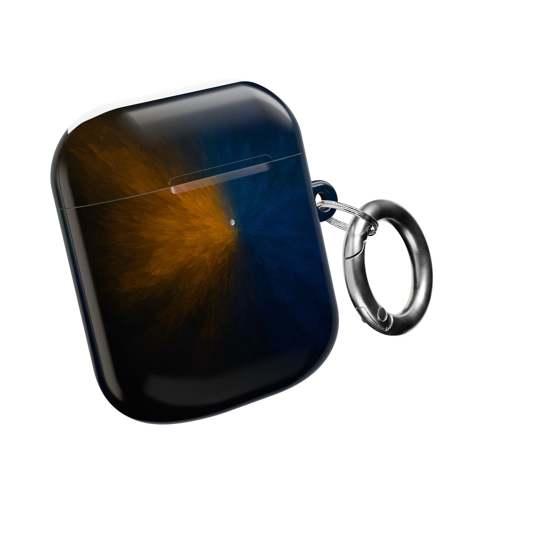 AirPod Case — Blue & Orange Nebula Protective Cover