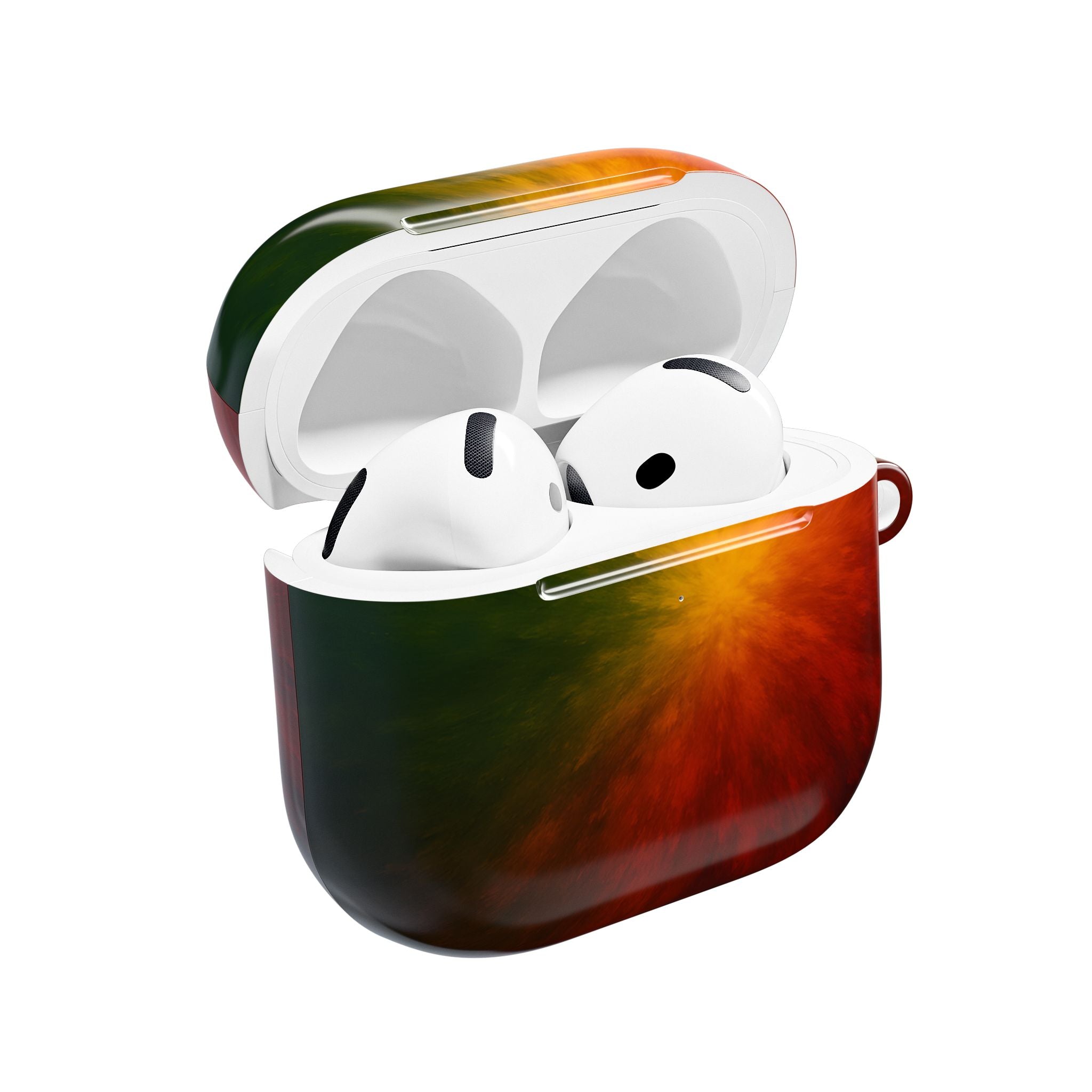 AirPod Case — Red Orange Green Nebula Protective Charging Case