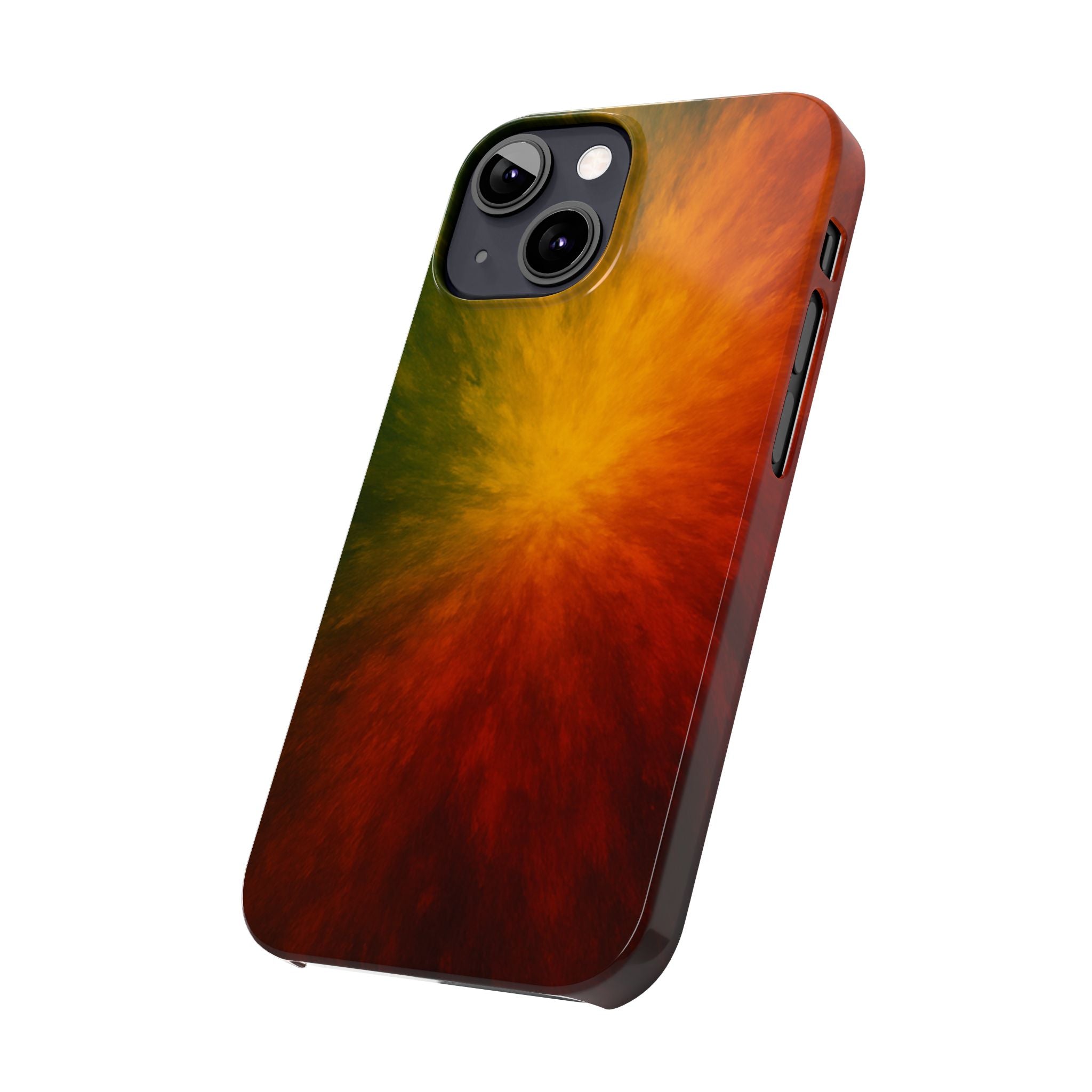 Autumn Burst Slim Phone Case — Fall Color Explosion Phone Cover