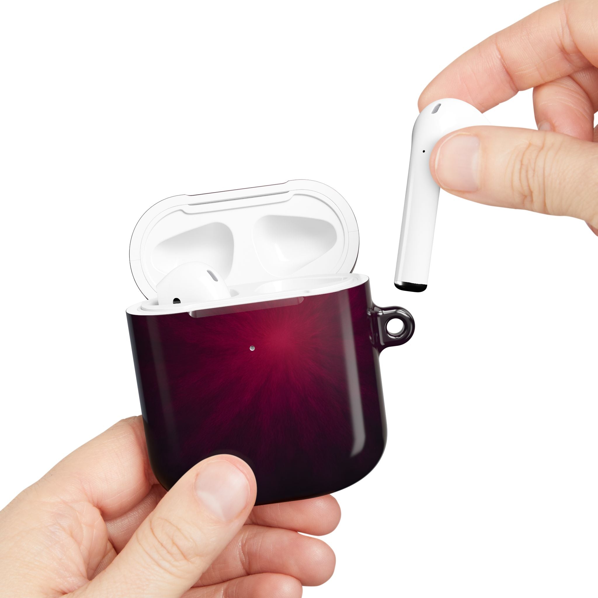 Burgundy Burst AirPod Case