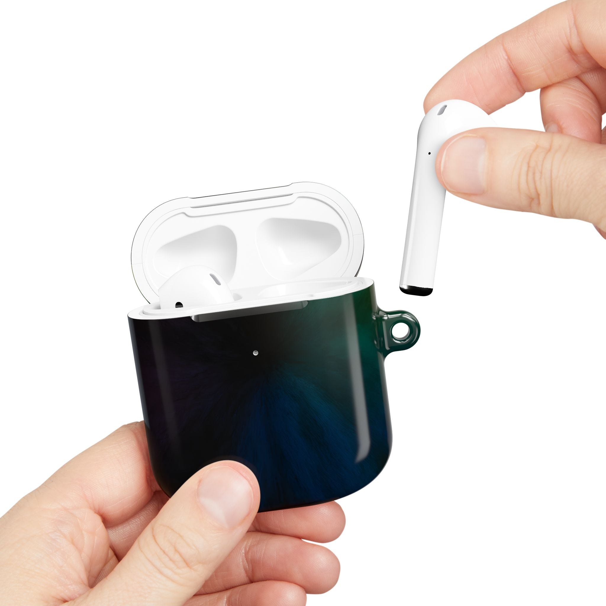 AirPod Case — Red & Blue Nebula Protective Cover