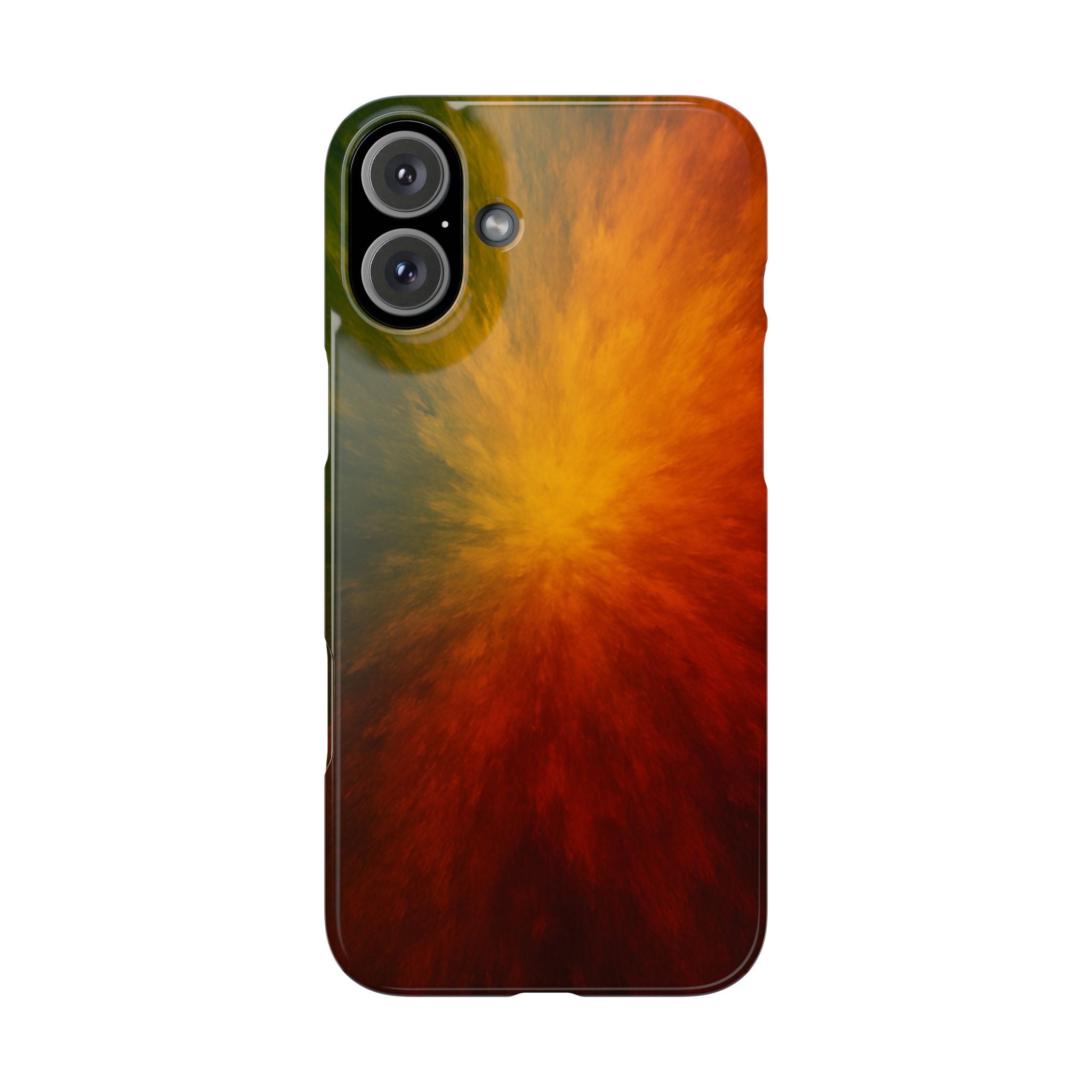Autumn Burst Slim Phone Case — Fall Color Explosion Phone Cover