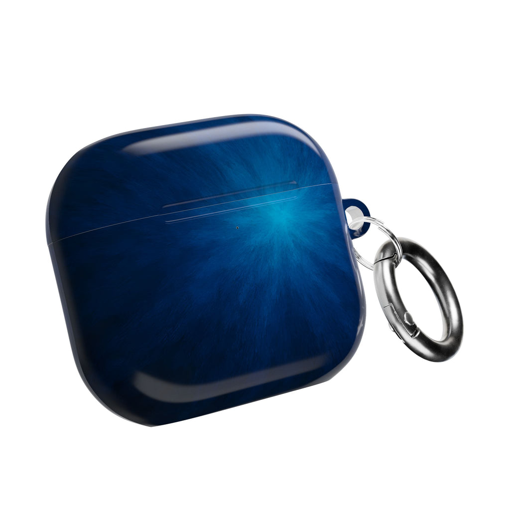 Nebula Blue AirPod Case — Galaxy Burst Protective Case
