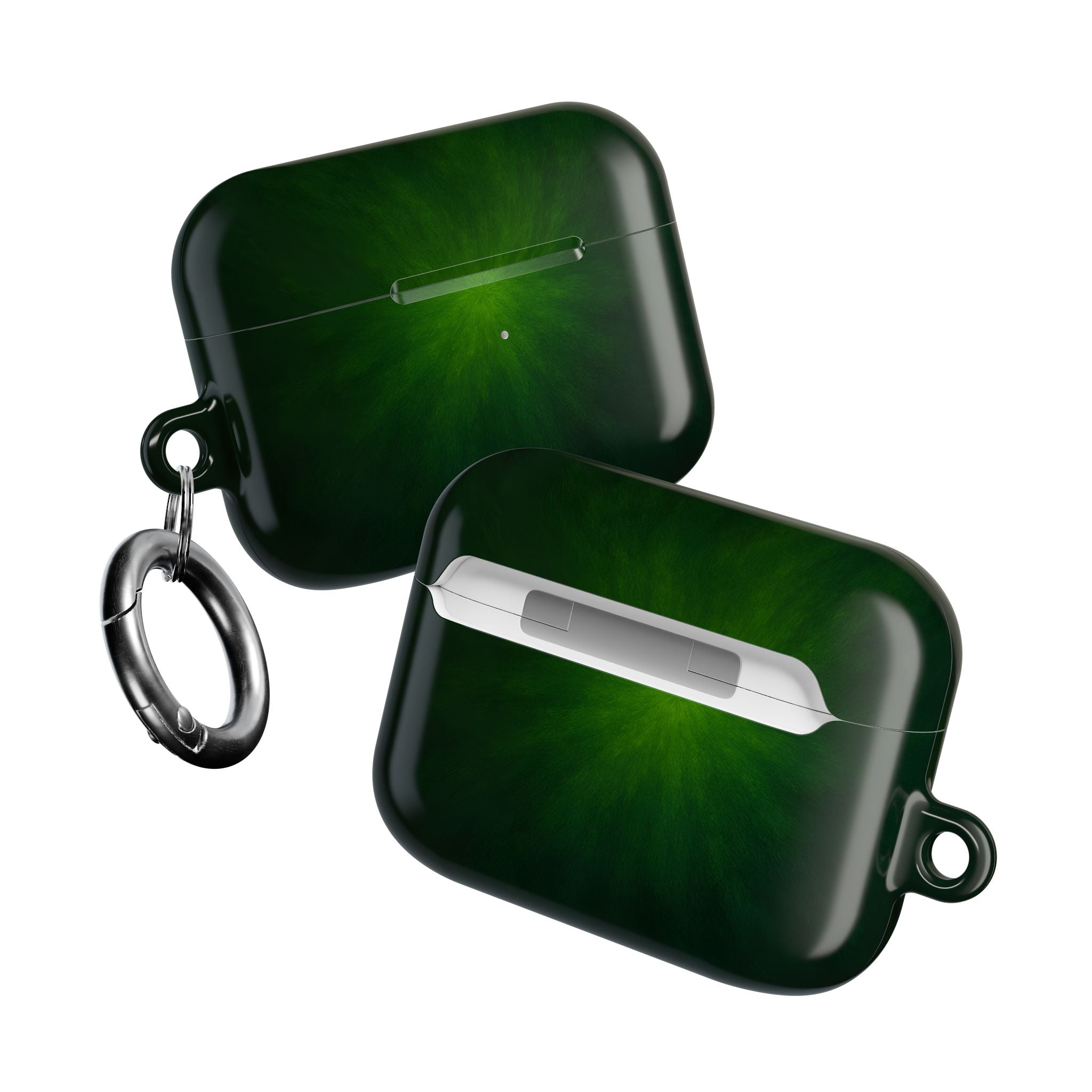 Green Aura AirPod Case — Glowing Emerald Protective Cover