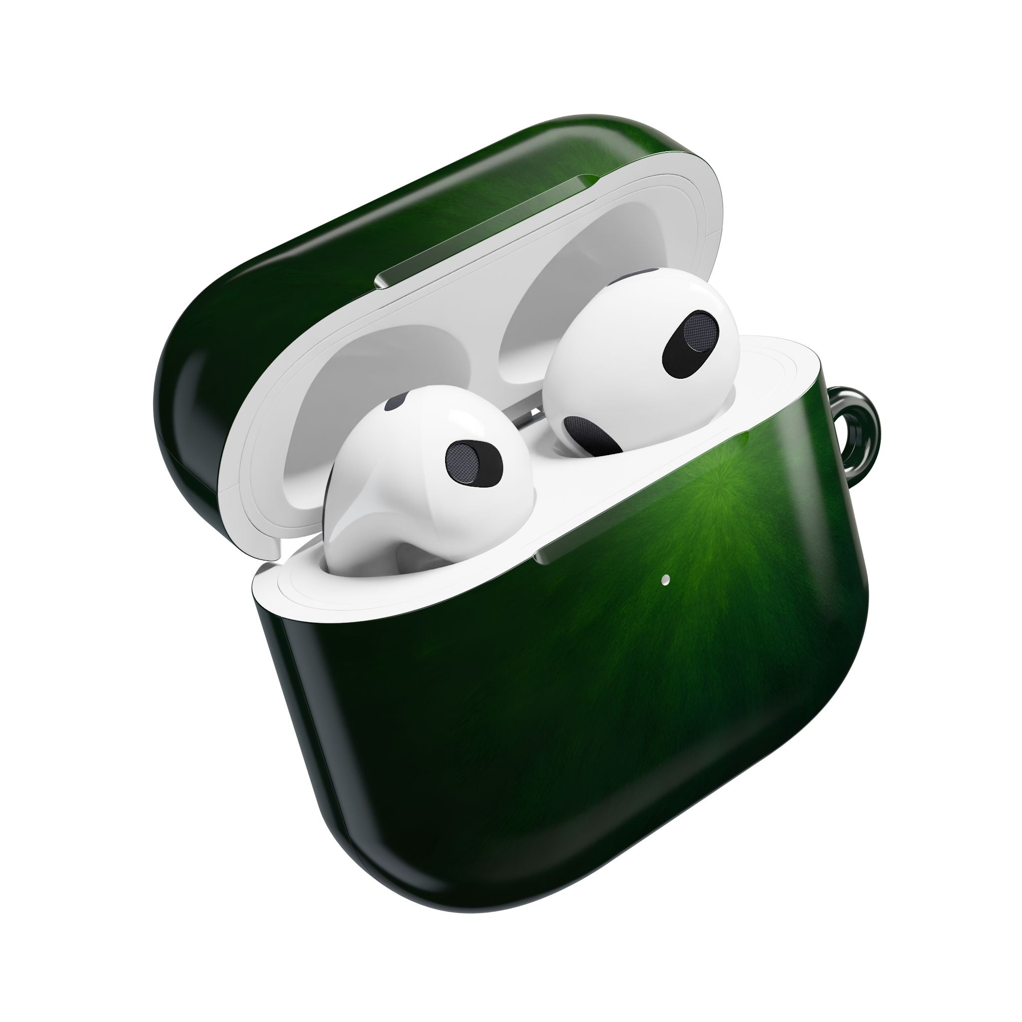 Green Aura AirPod Case — Glowing Emerald Protective Cover