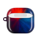 AirPod Case — Vivid Red & Blue Nebula Protective Cover
