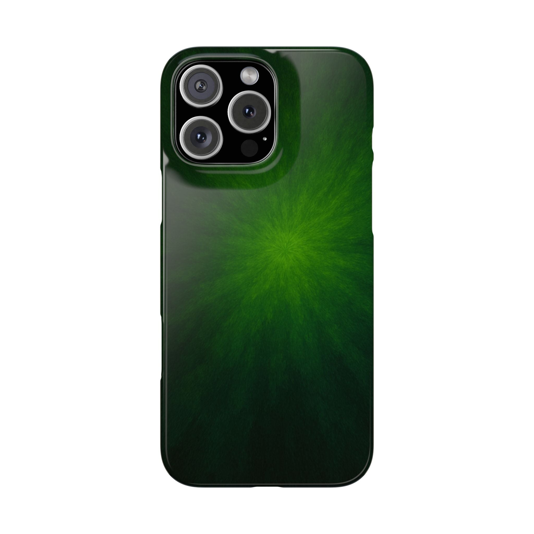 Slim Phone Case — Emerald Burst Gradient Slim Case
