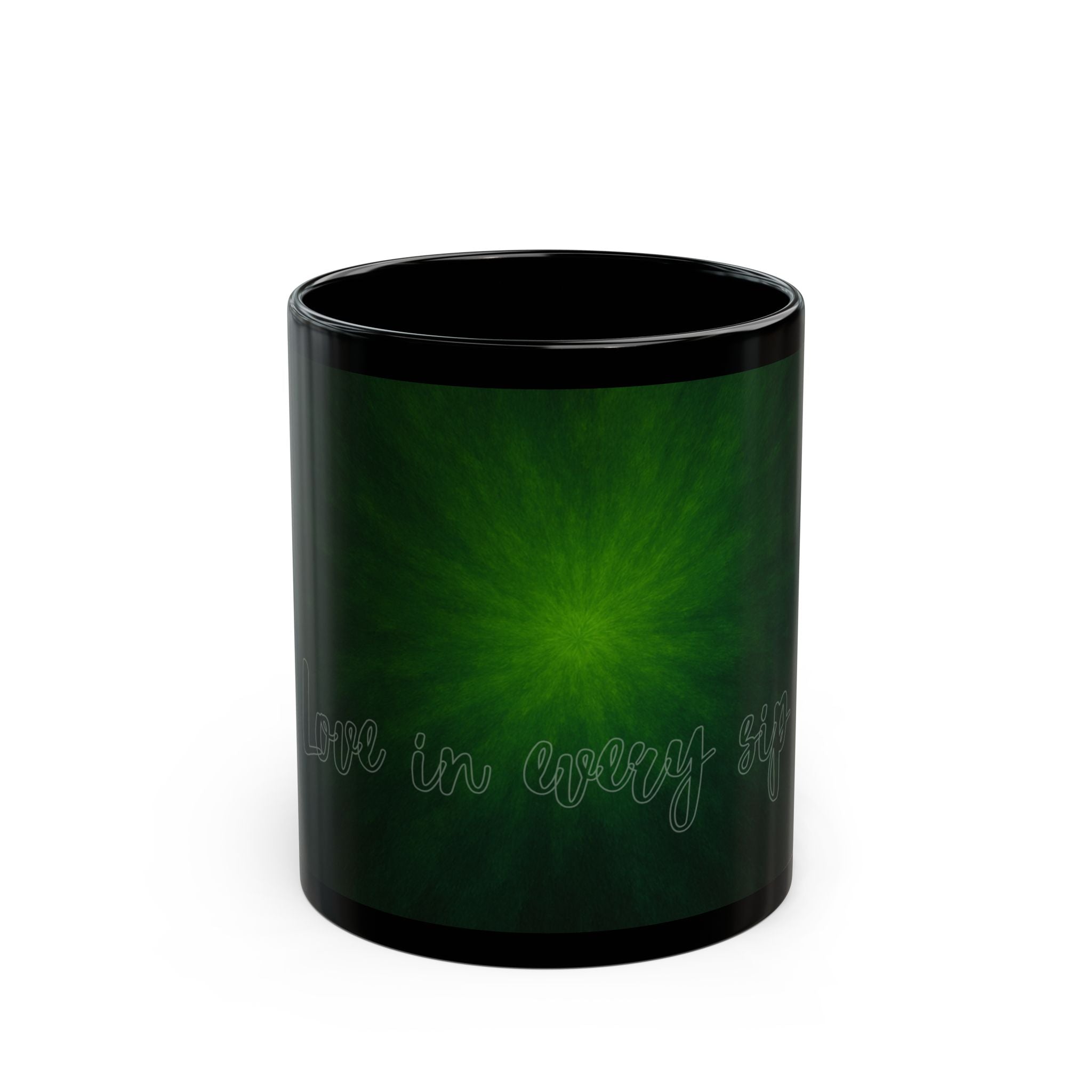 Green Aura Mug — Mystical Glow Coffee Cup (11oz & 15oz)