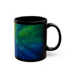 Galaxy Rainbow Black Mug – "You Are Enough" Inspirational Coffee Cup (11oz, 15oz)