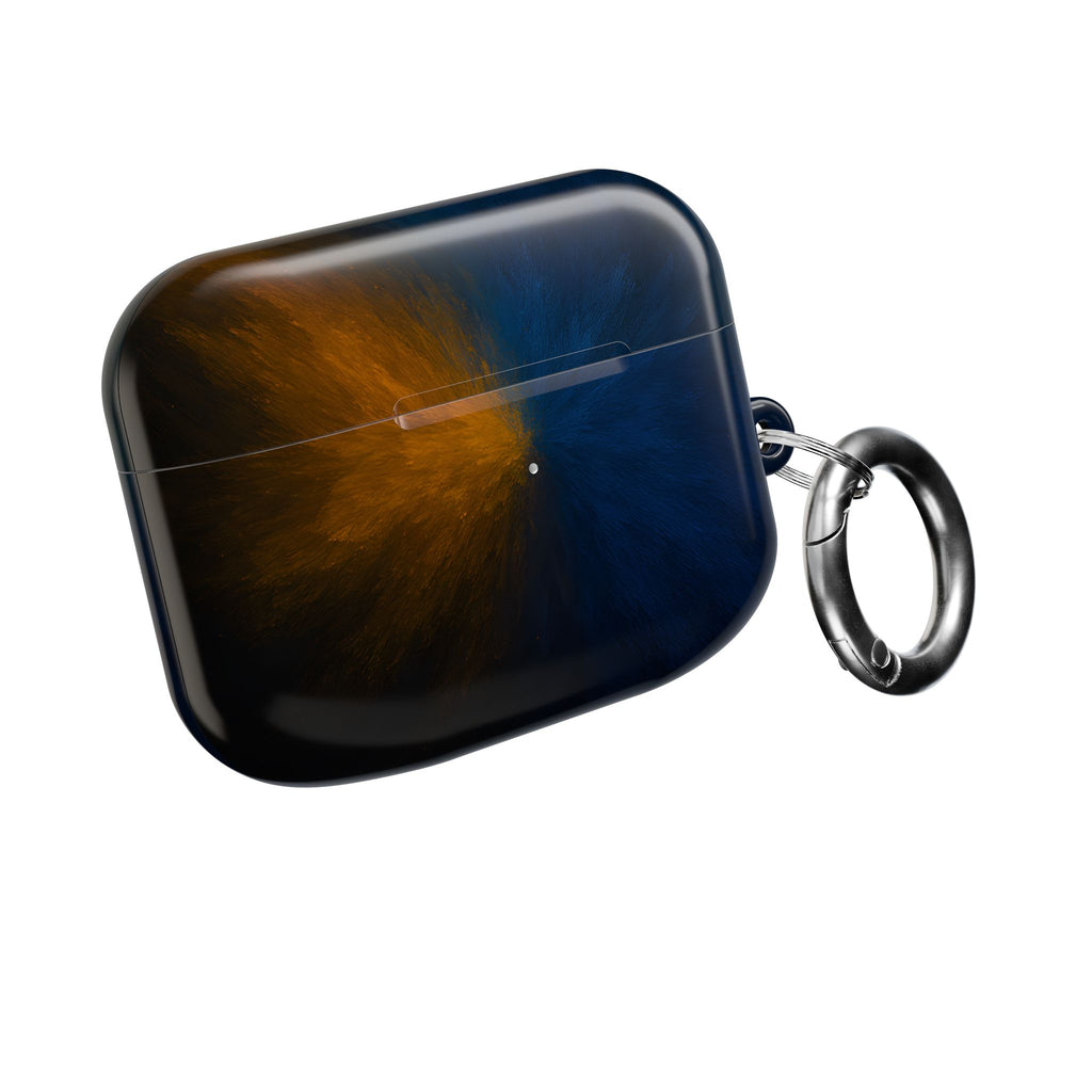 AirPod Case — Blue & Orange Nebula Protective Cover