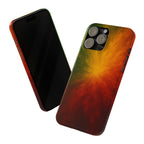 Autumn Burst Slim Phone Case — Fall Color Explosion Phone Cover