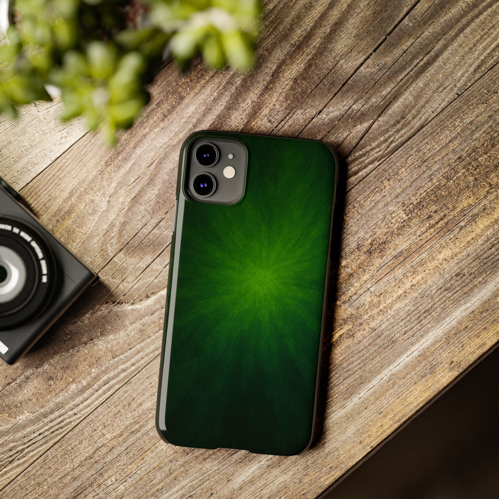 Slim Phone Case — Emerald Burst Gradient Slim Case