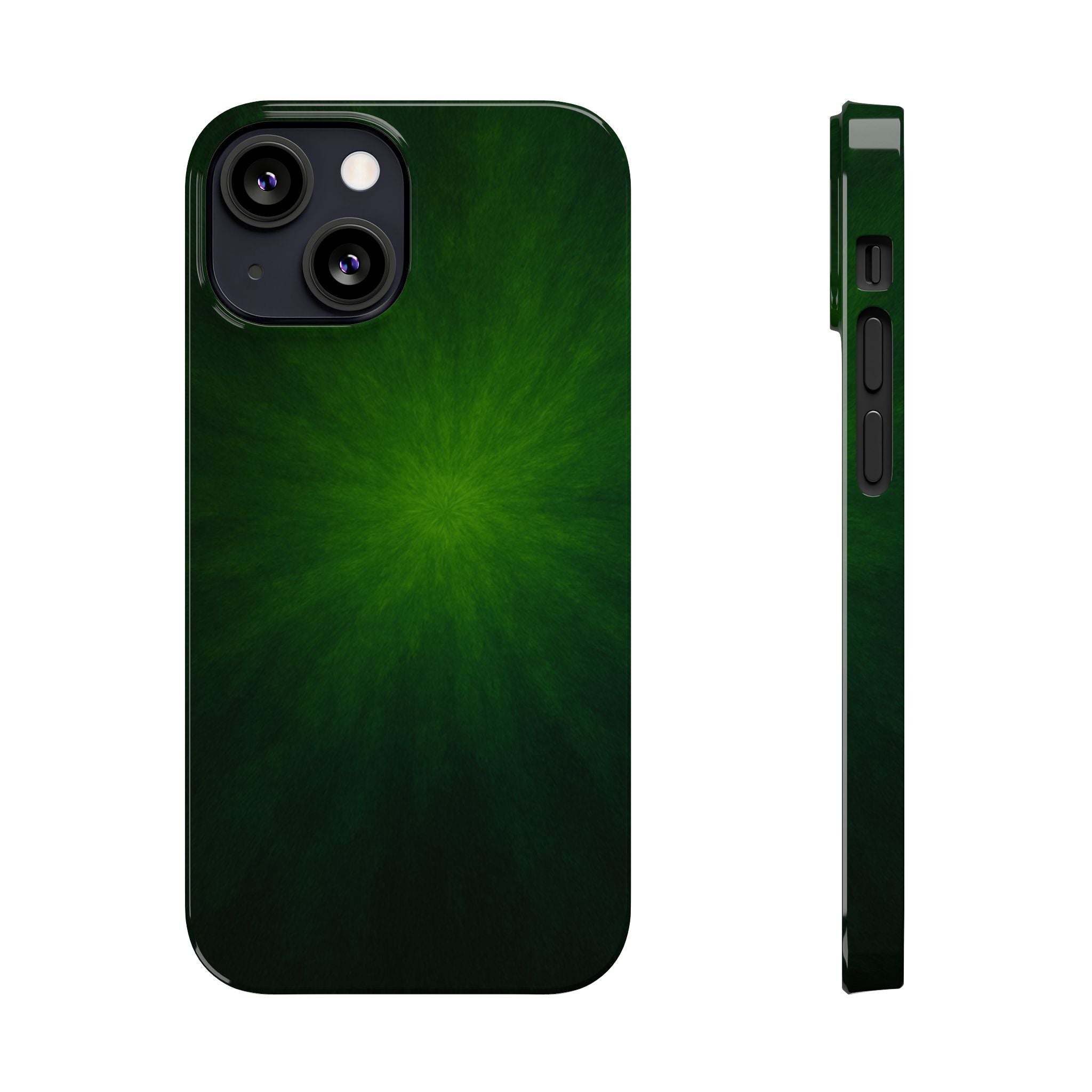 Slim Phone Case — Emerald Burst Gradient Slim Case
