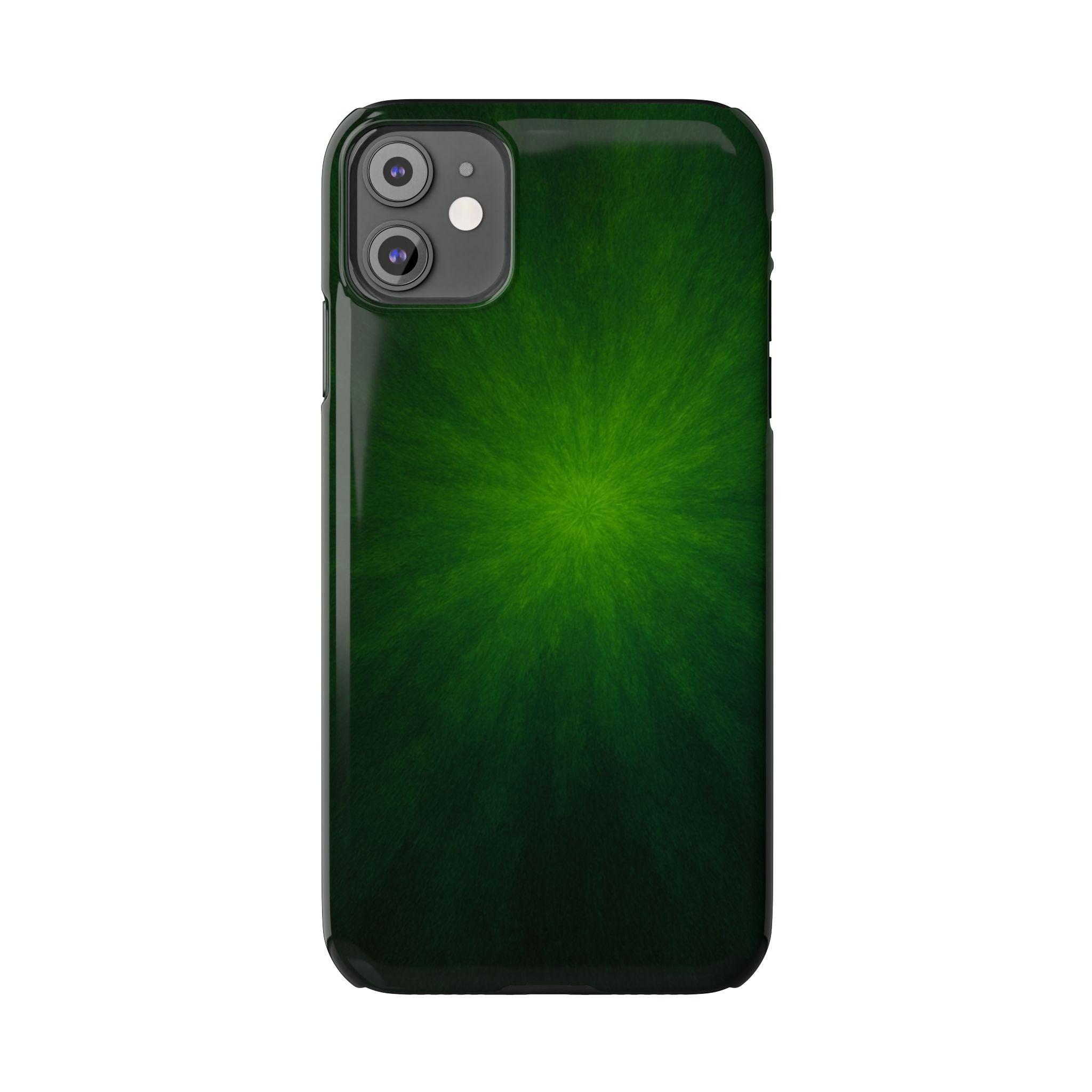 Slim Phone Case — Emerald Burst Gradient Slim Case