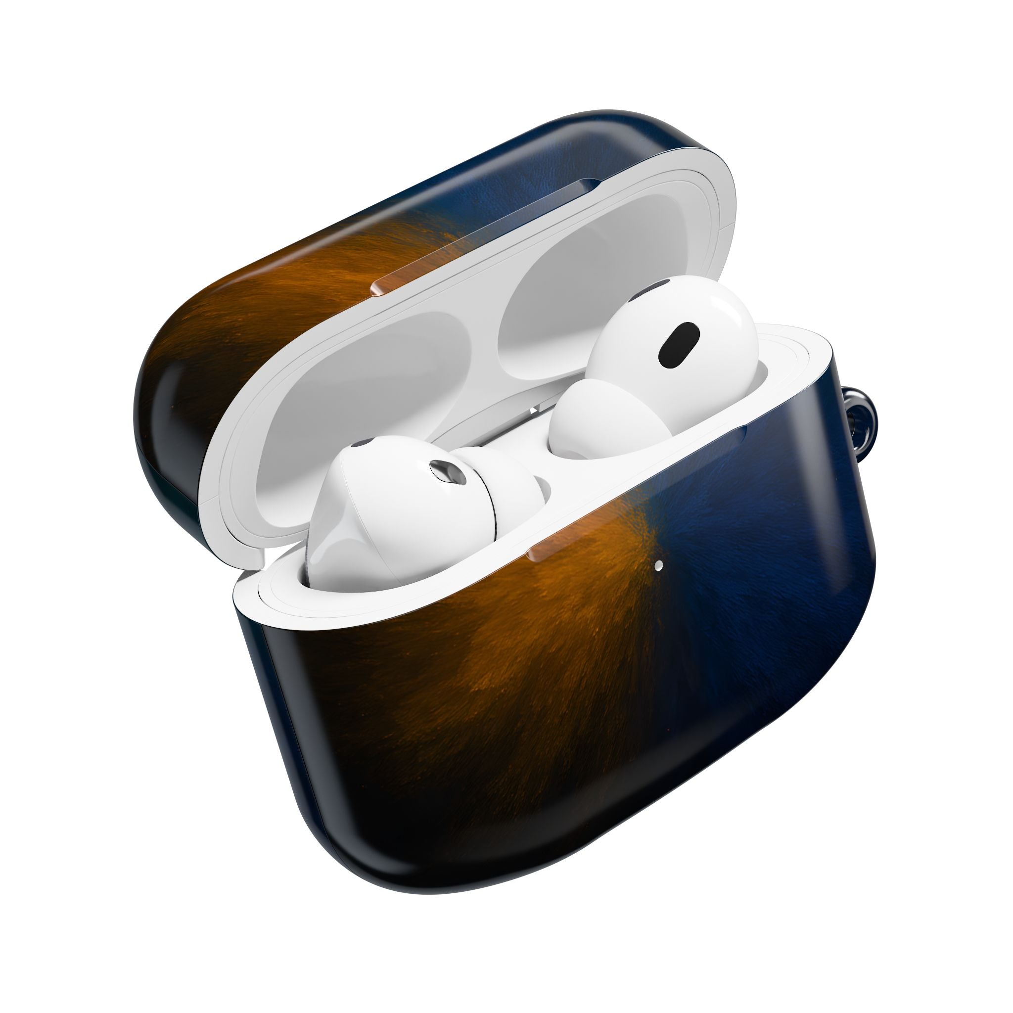 AirPod Case — Blue & Orange Nebula Protective Cover