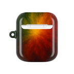 AirPod Case — Red Orange Green Nebula Protective Charging Case