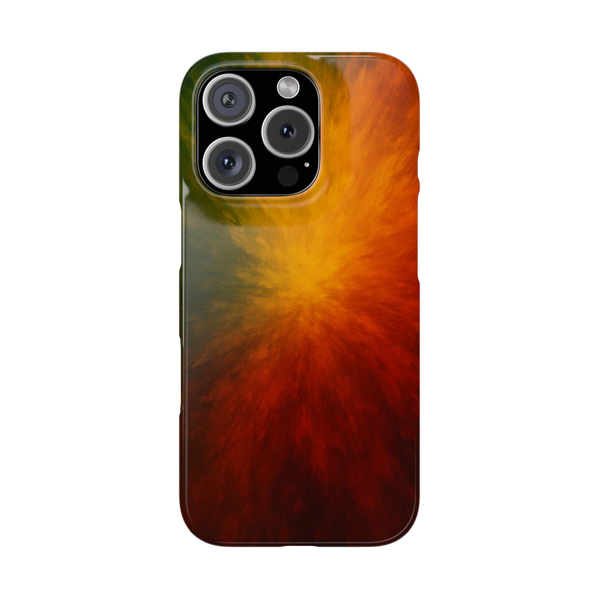 Autumn Burst Slim Phone Case — Fall Color Explosion Phone Cover