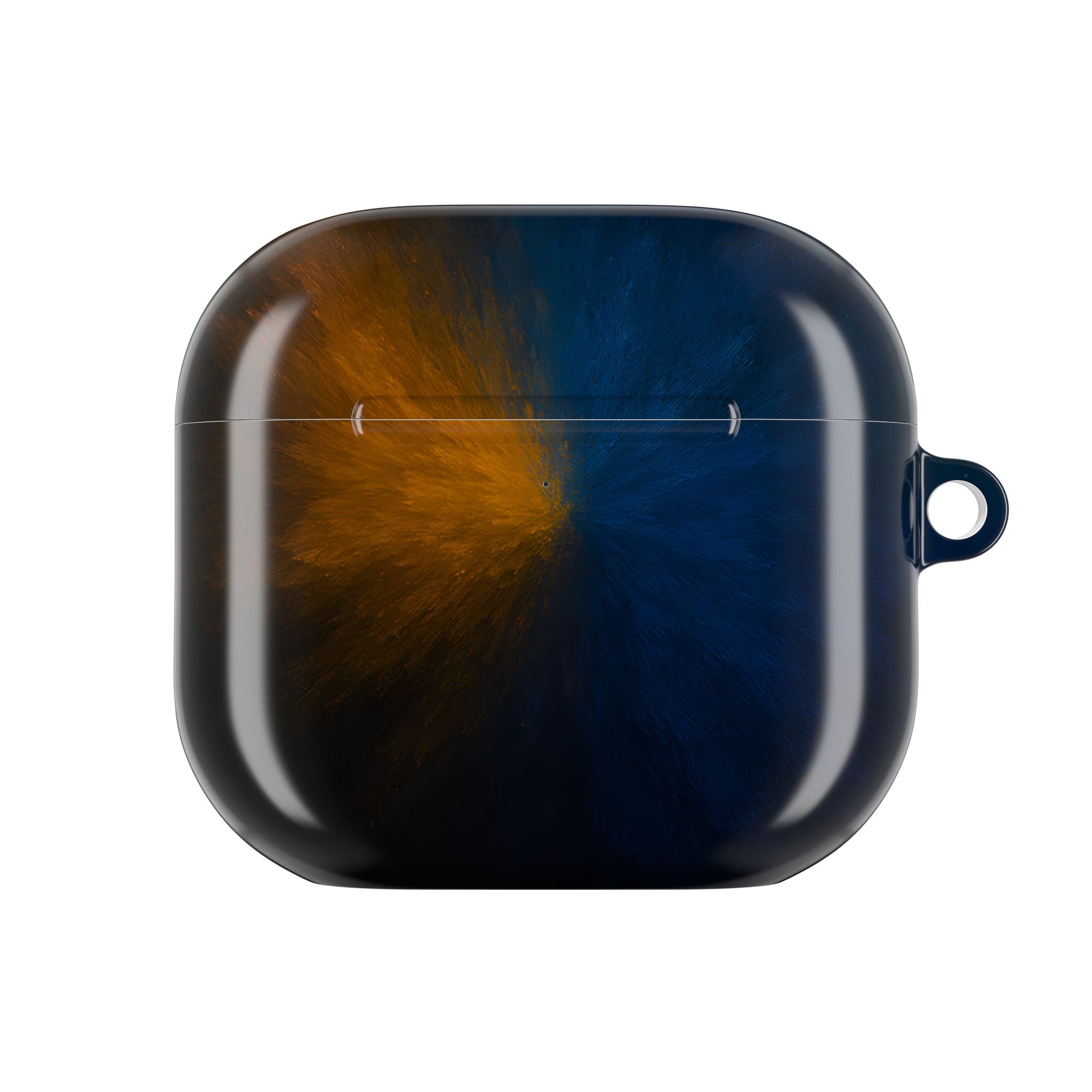 AirPod Case — Blue & Orange Nebula Protective Cover