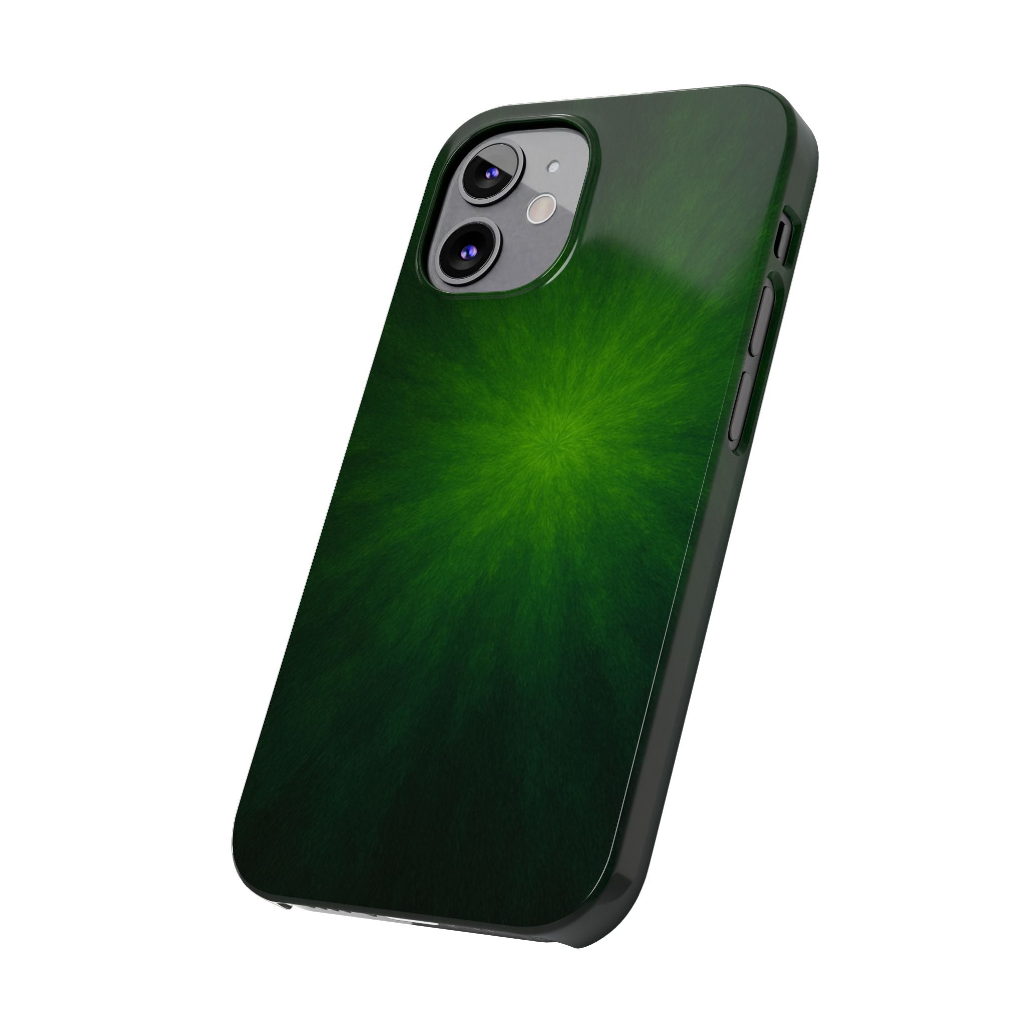 Slim Phone Case — Emerald Burst Gradient Slim Case