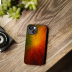 Autumn Burst Slim Phone Case — Fall Color Explosion Phone Cover
