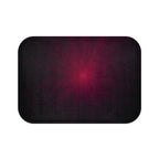 Dark Radiance Bath Mat — Deep Burgundy Glow Bathroom Rug