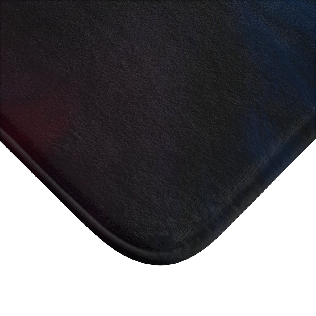 Nebula Gradient Bath Mat — Moody Galaxy Bathroom Rug