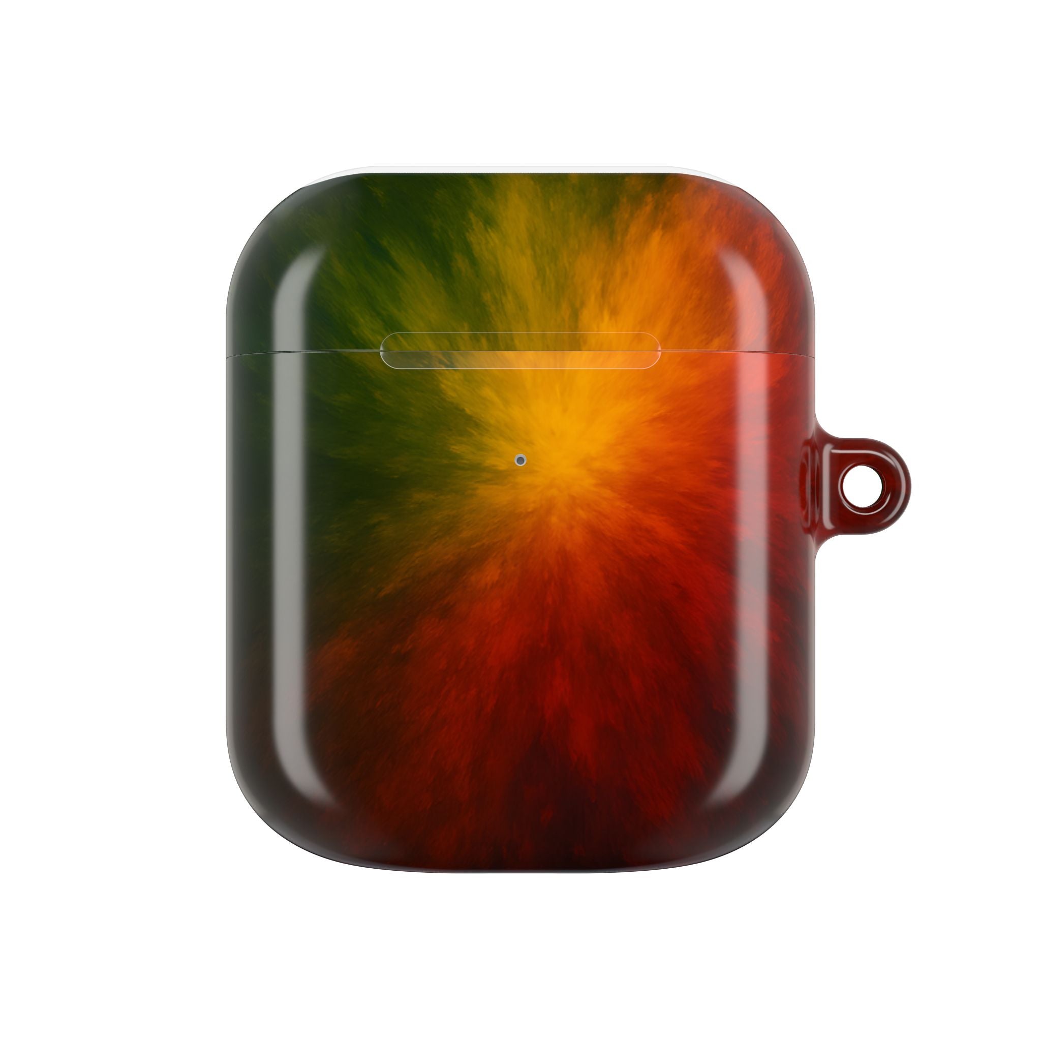 AirPod Case — Red Orange Green Nebula Protective Charging Case