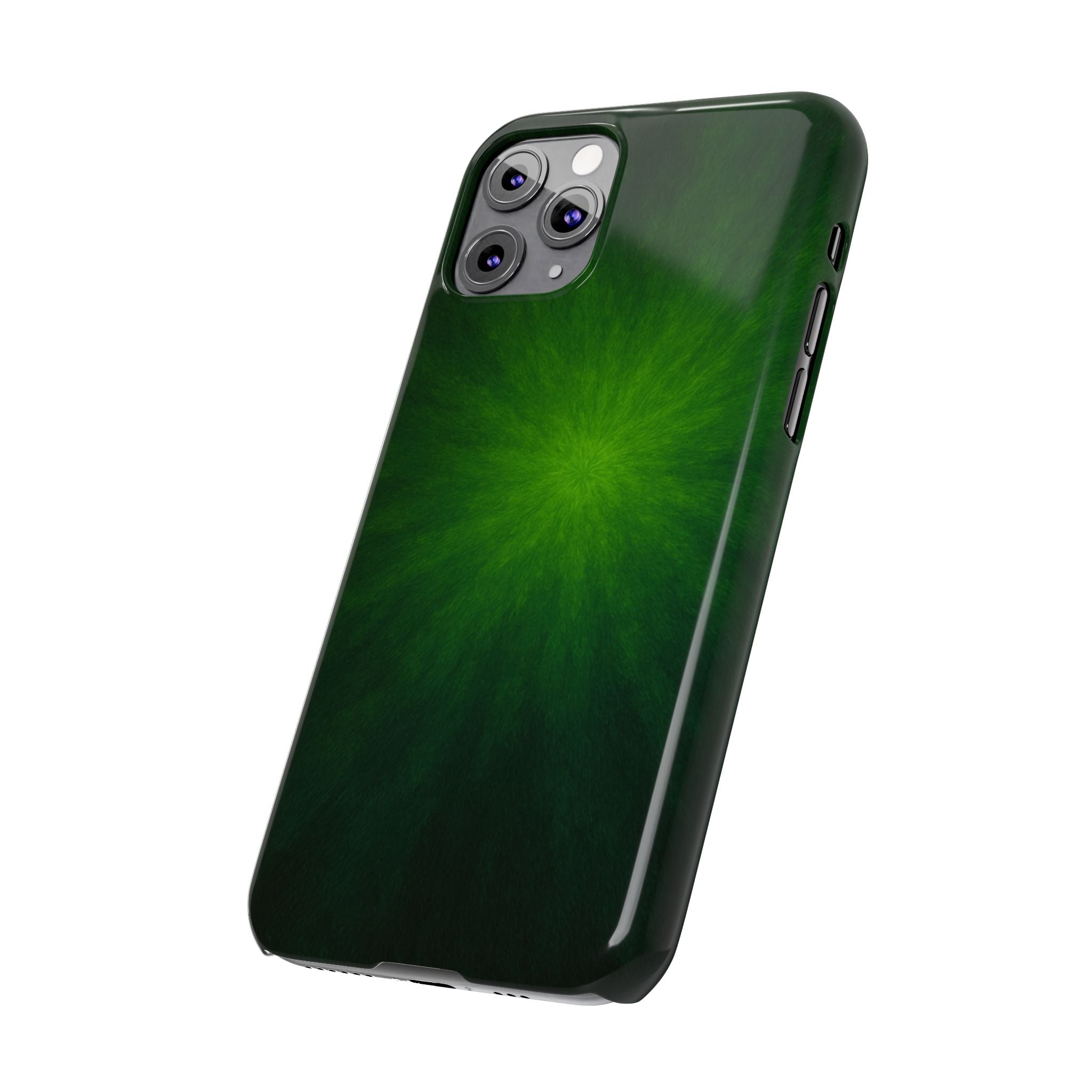 Slim Phone Case — Emerald Burst Gradient Slim Case